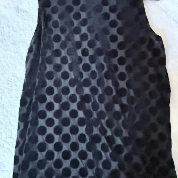 Susan Graver Black Textured Polka Dot Vest - Picture 4 of 4
